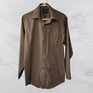 Men's Stafford gray dress shirt